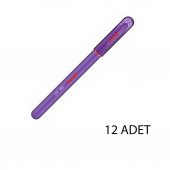 Rotring Jel Mürekkepli Tükenmez Kalem Mor 12li - 1