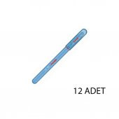 Rotring Jel Mürekkepli Tükenmez Kalem Açık Mavi 12li - 1