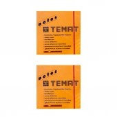 Temat 75 X 75 Mm Fosforlu Turuncu Postit - Yapışkanlı Kağıt 2Lİ - 1