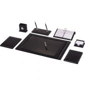 Gülpaş 915 Lüx Çerçeveli Sümen Takımı Krokodil 9 Parça Siyah - 1