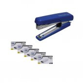 Temat Zımba Makinesi Mavi 6200 + 5 Adet Tel - 1
