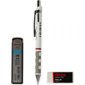 Rotring Tikky Okul Seti 0.7 mm Beyaz Versatil Kalem + Silgi + Uç - 3
