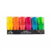 Serve Berry Mini Fosforlu Kalem Neon 6li Set - 1