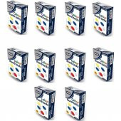 Mas 310 Renkli Raptiye ( Pvc Kaplı ) 10 Adet - 1