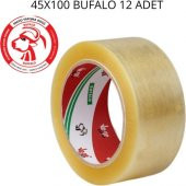 Vege (Aslan) Koli Bandı 45 mm X100 Metre Şeffaf 12 Adet - 2