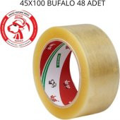 Vege (Aslan) Koli Bandı 45 mm X100 Metre Şeffaf 24 Adet - 2