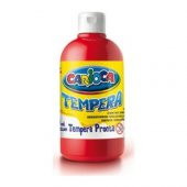 Carioca Tempera Suluboya Süper Yikanabilir Kırmızı 500 Ml. - 1