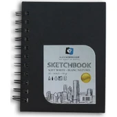 Alex Schoeller Spiralli PP Kapak Siyah Defter A-5 60 Yp. ALX-1937 - 1