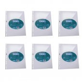 Exxo Delikli Poşet Dosya 100lü A4 12li - 1