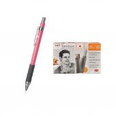 Tombow Uçlu Kalem Sh-300 Grip Pembe 0.5 mm + 12 Tüp Tombow 0.5mm 2B Min - 1