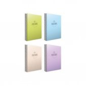 Gıpta Pastoral 60 Yp. A4 Spiralli Pp. Kapak Defter 2 Kareli + 2 Çizgili - 1