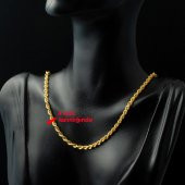 Burma 14 Ayar Altın Zincir - 45 cm thumbnail 2