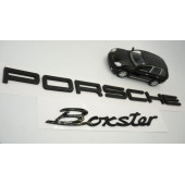Porsche Boxster Bagaj 3M 3D ABS Yazı Logo Amblem Seti - 2