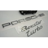 Porsche Boxster Turbo Bagaj 3M 3D ABS Yazı Logo Amblem Seti - 1