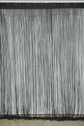 İP PERDE KOYU ANTRASİT RENK 300 x 280 CM - 1