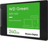 Wd 240GB Green 2.5 545MB-S 3D Nand WDS240G3G0A Harddisk - 2
