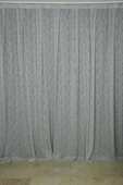 MİKRO MODEL GRİ RENK TEK KANAT Hazır dikilmiş Pileli Fon Perde 300*260 cm thumbnail 2
