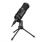 Rampage RA-MP65 X-FUSE Sıyah 1.5M USB Kablo Tripodlu Masaüstü Mikrofon - 2