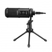 Rampage RA-MP65 X-FUSE Sıyah 1.5M USB Kablo Tripodlu Masaüstü Mikrofon - 4