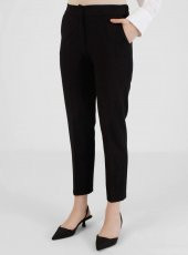 Loren Dar Paça Siyah Renk Pantolon M28116 - 2