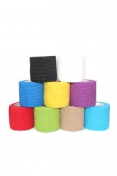 Elastik Kohesiv Destek Bandajı 5cm x 4,5m Siyah 676001 - 3
