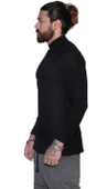 Capotrio Erkek Bohem Uzun Kol Polo Yaka T-Shirt - 2