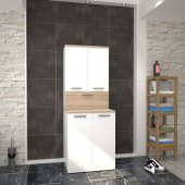 Denko Vento 70 cm MDF Çamaşır Makinesi Banyo Dolabı Takımı - 1