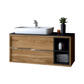 Denko Matia 100 cm MDF Banyo Dolabı Takım ve Boy Dolabı - 3