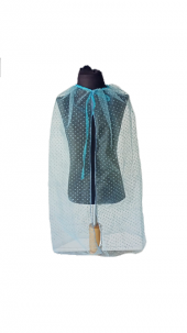 CADILAR BAYRAMI HALLOWEEN AÇIK MAVİ PUANTİYELİ PELERİN 80 CM - 2