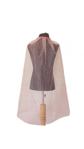 CADILAR BAYRAMI HALLOWEEN AÇIK PEMBE PUANTİYELİ PELERİN 75CM - 1