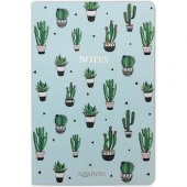 Kaktüs Mavi Notebook - Defter - 1