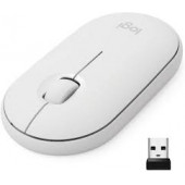 Logitech M350 Pebble Sessiz Kablosuz Kompakt Mouse - Beyaz - 1