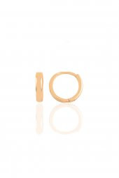 Gümüş rose 11 mm halka küpe Tragus Piercing Helix Kıkırdak Küpesi - 1