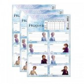 KESKIN ETIKET DERS PROGRAMLI 3 LU FROZEN II 220130 - 1