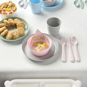 IKEA Kalas Çocuk Çatal Bıçak Seti 18 Parça Pastel Tonlar - 3
