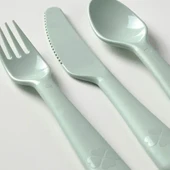 IKEA Kalas Çocuk Çatal Bıçak Seti 18 Parça Pastel Tonlar - 2