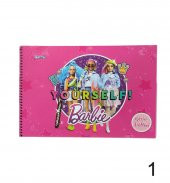 GIPTA 5454 BARBIE SPIRALLI RESIM DEFTERI 17x24 cm - 1