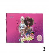 GIPTA 5454 BARBIE SPIRALLI RESIM DEFTERI 17x24 cm - 3