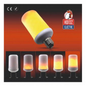 Horoz Alev Led Ampul, E27 Duy'lu Ateş Efektli Led Alevli Lamba - 1
