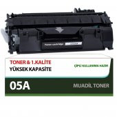 For Hp Laserjet P2055x Toner Muadil Yüksek Kapasite 05A 505a - 2