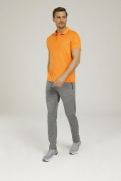 Lumberjack M-12122 Averil Tek Alt Grı Melanj Erkek Eşofman Altı - 3