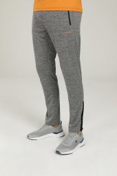 Lumberjack M-12122 Averil Tek Alt Grı Melanj Erkek Eşofman Altı - 1