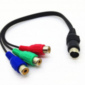 7 PİN S VİDEO TO COMPONENT KABLO 0.25 M - 1