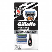 Gillette Fusion 5 Proglide Tıraş Makinesi + 4'lü Yedek Başlık Beşiktaş Özel Seri - 1