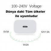 Day Orjinal Apple Watch Series 3 18W Hızlı Şarj Aleti Seti USB-C (KABLOSUZ) - 3