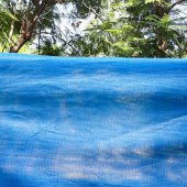 75 MAVİ GÖLGELİK FİLE ÇİT FİLESİ 6X20 METRE ENLİ 75LİK BAHÇE ÇİT ÖRTÜSÜ JÜT GÖLGELİK KORUMA TÜLÜ - 1