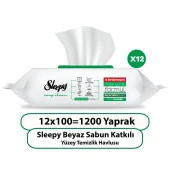 Sleepy Easy Clean Yüzey Temizlik Havlusu&Mendili 12X100 (1200 Yaprak) - 2