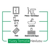 Sleepy Easy Clean Yüzey Temizlik Havlusu&Mendili 12X100 (1200 Yaprak) - 6