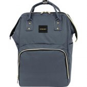 Çok Amaçlı Anne Bebek Bakım Sırt Çantası Klasik Gri - 2