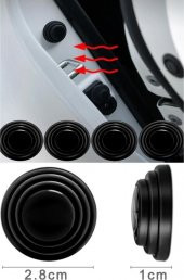 10 Adet Araba Kapı Ses ve Gürültü Önleyici Conta Kaput Bagaj Darbe Emici Ses Yalıtım Izolasyon Pedi - 1